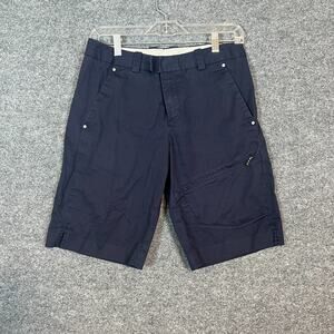 RLX Ralph Lauren Shorts Womens 8 Blue Chino‎ Bermuda Vintage Y2K Casual